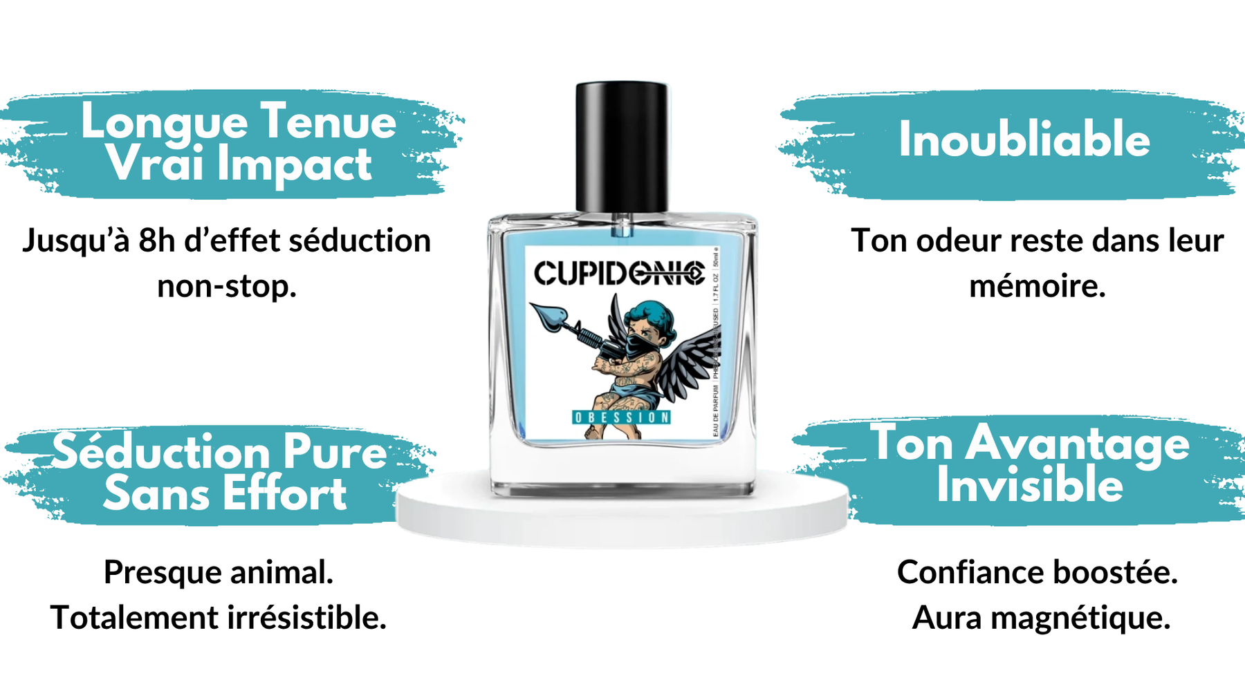 فوائد CUPIDONIC المُعلنة